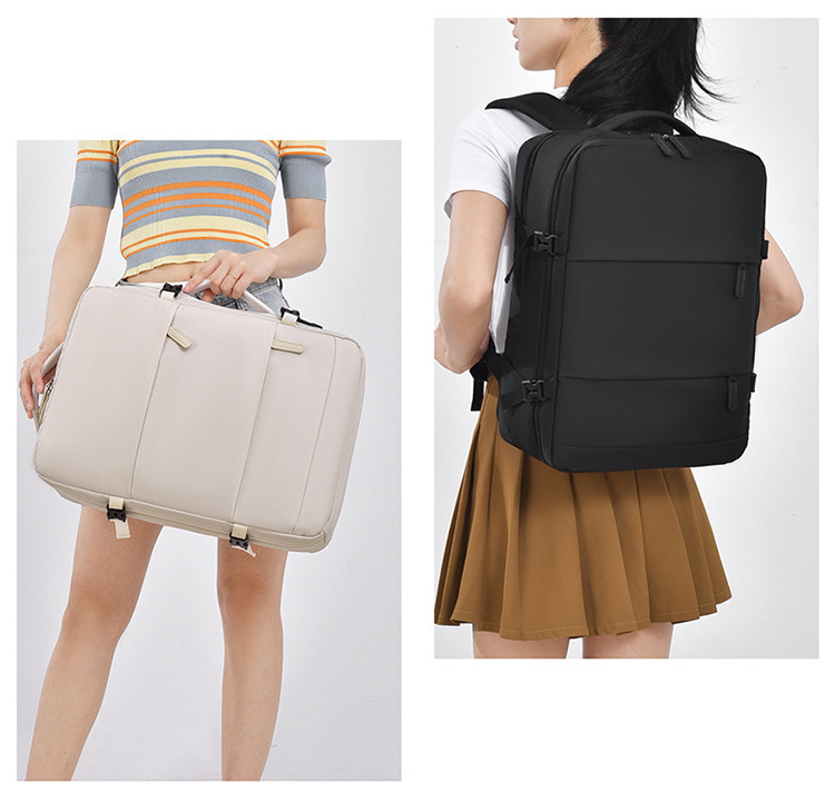 時尚休閑筆記本雙肩電腦包大容量短途出行商務(wù)旅行包