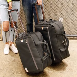 旅行包男士休閑大容量行李袋短途旅游出差牛津布健身包斜挎手提包