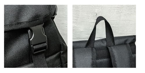 佰利 男士雙肩包商務休閑電腦帆布背包旅游旅行包簡約時尚潮流書包