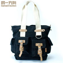 同一方向 純棉帆布韓版單肩包 多用斜挎包 女款手提休閑旅行包 203229怎么樣,好不好